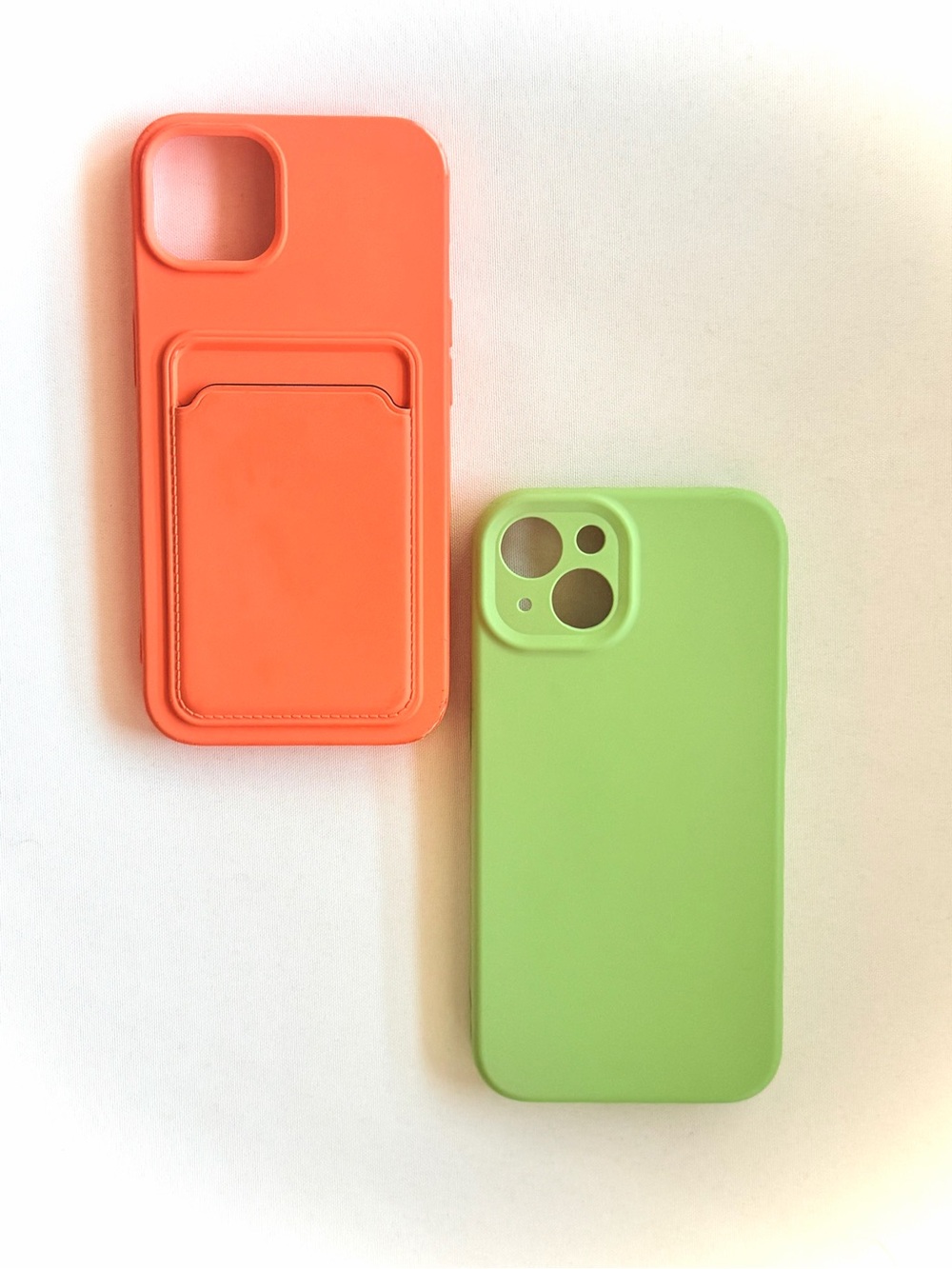 2 Pack Bright Silicone iPhone 13 Case